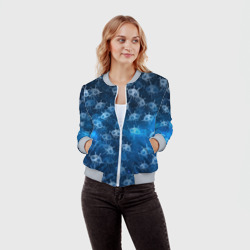 Женский бомбер 3D Летающие макаронные монстры - фото 2