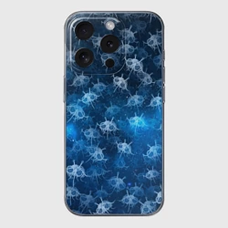 Чехол для iPhone 15 Pro Max силиконовый с защитой камеры Летающие макаронные монстры