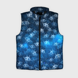 Женский жилет утепленный 3D Летающие макаронные монстры