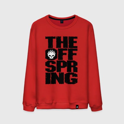 Мужской свитшот хлопок The Offspring, цвет красный