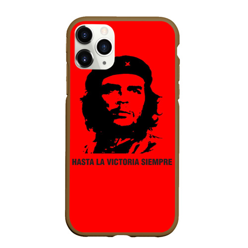 Чехол для iPhone 11 Pro Max матовый Che Guevara Эрнесто Че Гевара, цвет коричневый