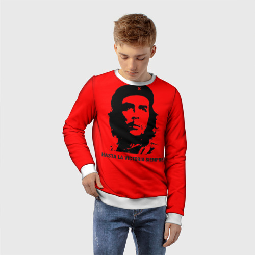 Детский свитшот 3D Che Guevara Эрнесто Че Гевара, цвет 3D печать - фото 3