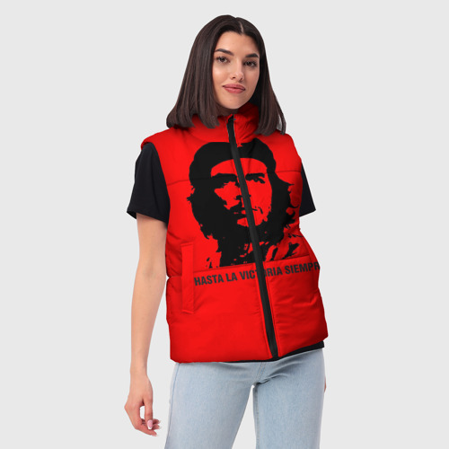 Женский жилет утепленный 3D Che Guevara Эрнесто Че Гевара - фото 3