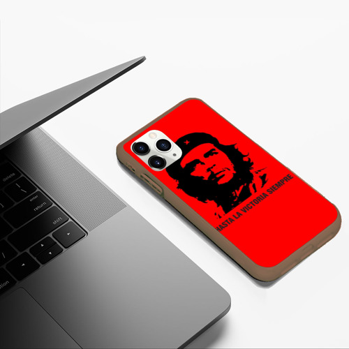 Чехол для iPhone 11 Pro Max матовый Che Guevara Эрнесто Че Гевара, цвет коричневый - фото 5