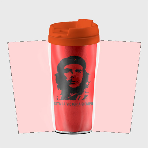 Термокружка-непроливайка Che Guevara Эрнесто Че Гевара, цвет оранжевый - фото 2
