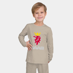 Детская пижама с лонгсливом хлопок Saab - фото 2