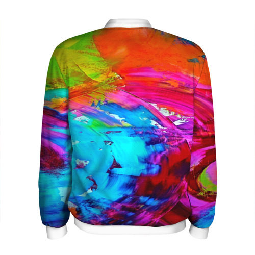 Мужской бомбер 3D Tie-dye, цвет белый - фото 2