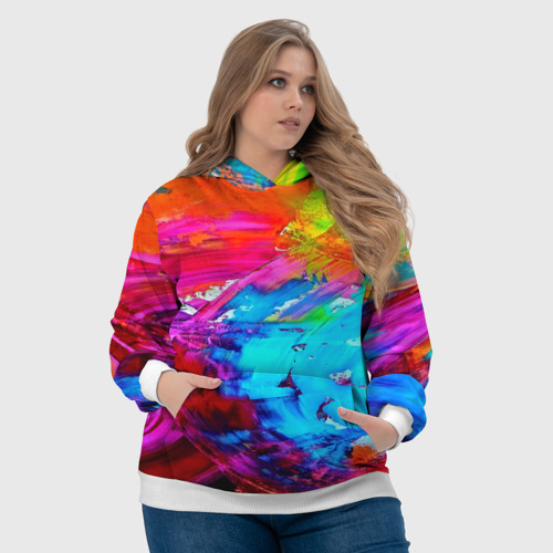 Женская толстовка 3D Tie-dye - фото 6