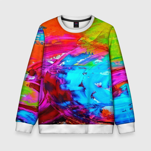 Детский свитшот 3D Tie-dye, цвет 3D печать