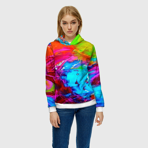 Женская толстовка 3D Tie-dye - фото 3