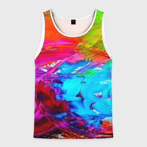 Мужская майка 3D Tie-dye, цвет 3D печать