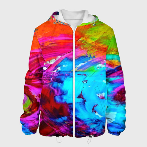 Мужская куртка 3D Tie-dye, цвет 3D печать