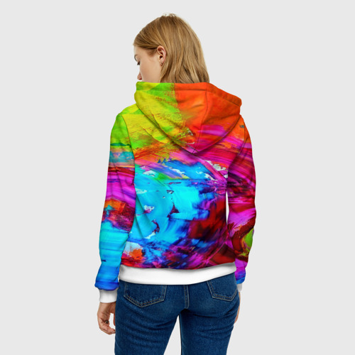 Женская толстовка 3D Tie-dye - фото 4