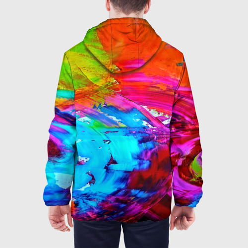 Мужская куртка 3D Tie-dye, цвет 3D печать - фото 5