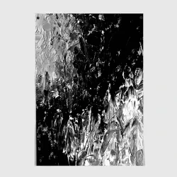 Постер Gray&black