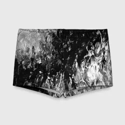 Детские купальные плавки 3D Gray&black
