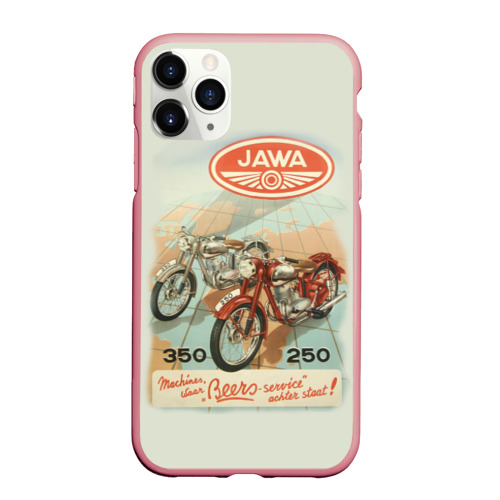 Чехол для iPhone 11 Pro Max матовый Jawa, цвет баблгам