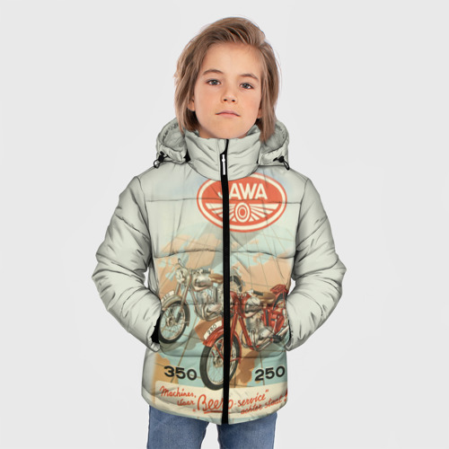 Зимняя куртка для мальчиков 3D Jawa, цвет черный - фото 3