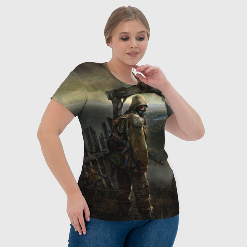 Женская футболка 3D Stalker, цвет 3D печать - фото 6