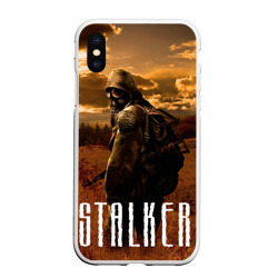 Чехол для iPhone XS Max матовый Stalker