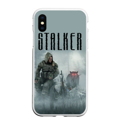 Чехол для iPhone XS Max матовый Stalker