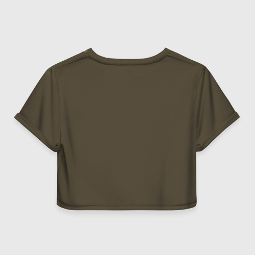 Женская футболка Crop-top 3D Stalker, цвет 3D печать - фото 2