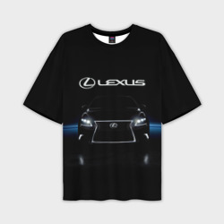Мужская футболка oversize 3D Lexus