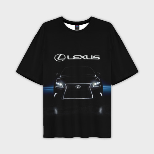 Мужская футболка oversize 3D Lexus, цвет 3D печать