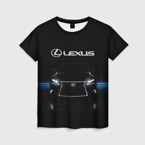 Женская футболка 3D Lexus, цвет 3D печать