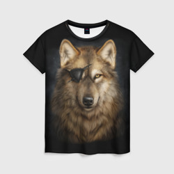 Женская футболка 3D Морской волк