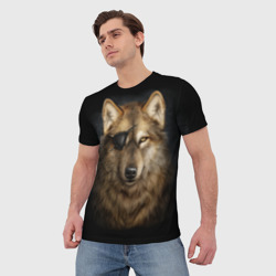 Мужская футболка 3D Морской волк - фото 2