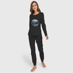 Женская пижама с лонгсливом хлопок Войны в матросках - фото 2