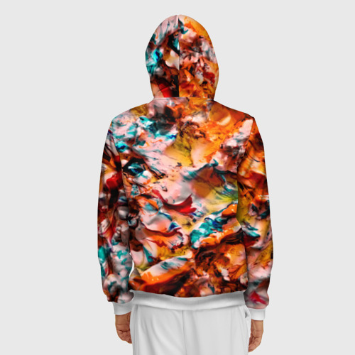 Мужская толстовка 3D на молнии Tie-Dye - фото 4