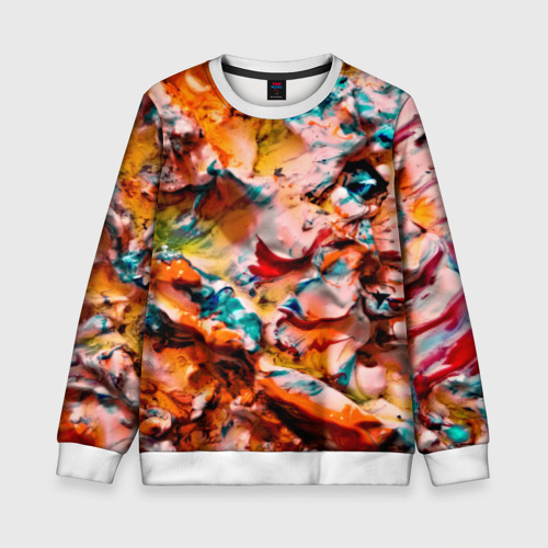 Детский свитшот 3D Tie-Dye, цвет 3D печать