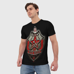 Мужская футболка 3D КГБ - фото 2