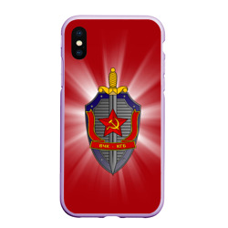 Чехол для iPhone XS Max матовый КГБ