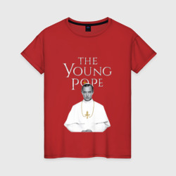 Женская футболка хлопок Молодой Папа The Young Pope