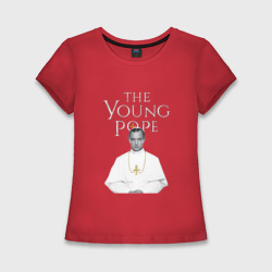 Женская футболка хлопок Slim Молодой Папа The Young Pope