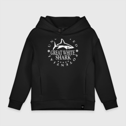 Детское худи Oversize хлопок White Shark Black