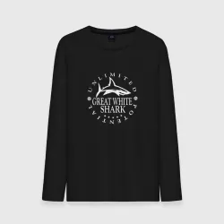Мужской лонгслив хлопок White Shark Black