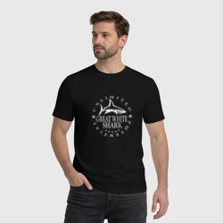 Мужская футболка хлопок White Shark Black - фото 2