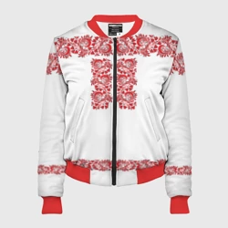 Женский бомбер 3D Вышиванка