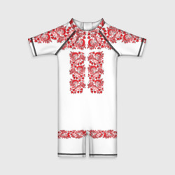 Детский купальный костюм 3D Вышиванка