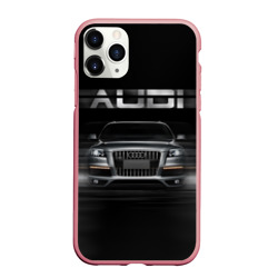 Чехол для iPhone 11 Pro Max матовый Audi Q7 скорость