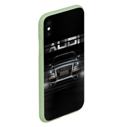 Чехол для iPhone XS Max матовый Audi Q7 скорость - фото 2