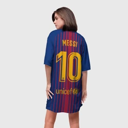 Платье-футболка 3D Лионель Месси - 10 - фото 2
