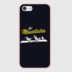 Чехол для iPhone 5/5S матовый Горы зовут