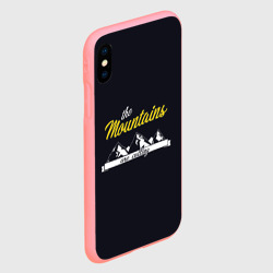 Чехол для iPhone XS Max матовый Горы зовут - фото 2