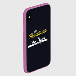 Чехол для iPhone XS Max матовый Горы зовут - фото 2