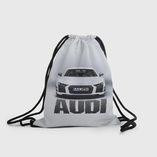 Рюкзак-мешок 3D Audi серебро